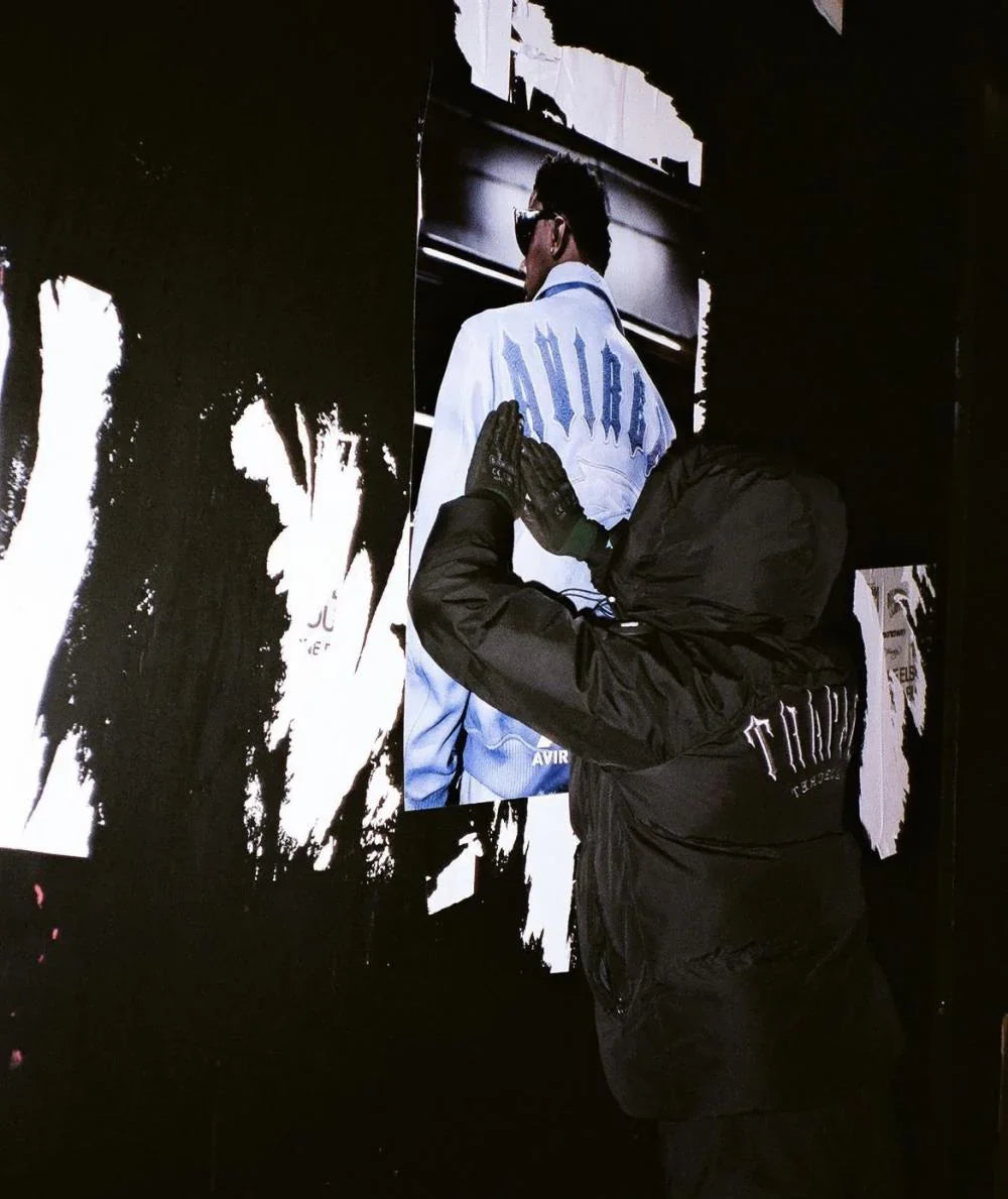 Trapstar Irongate Arch Puffer Jacket - Black/Black