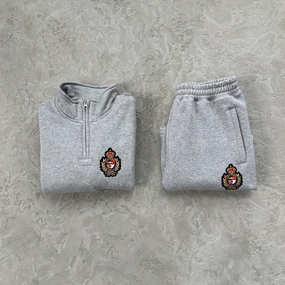CORTEIZ Royale Crest Quarter Set - Heather Grey