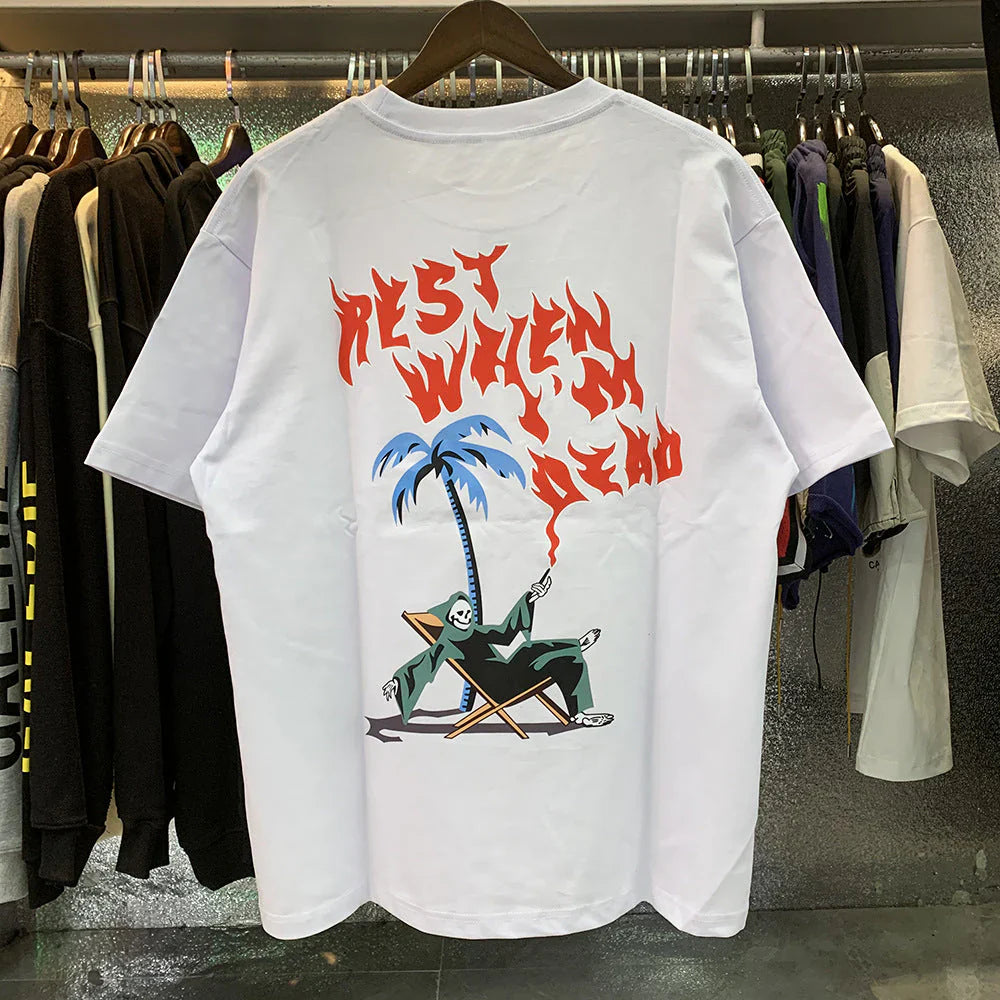 Trapstar Rest When I'm Dead - Black/White