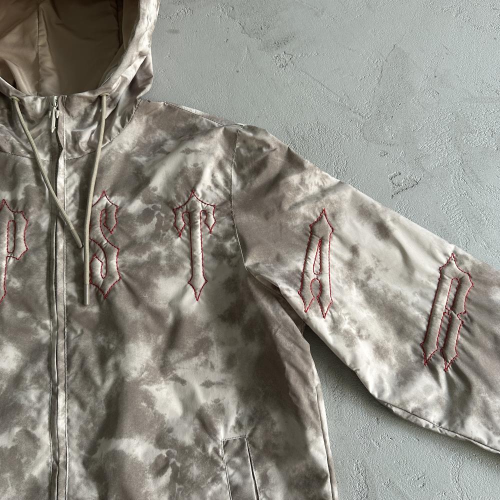 Trapstar Washed Arch Windbreaker - Khaki