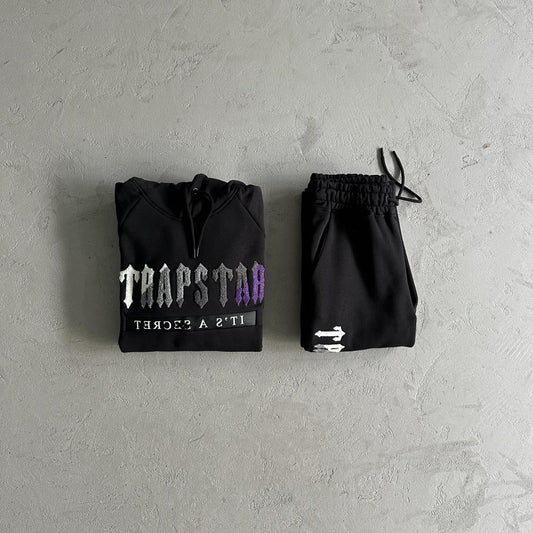 Trapstar Chenille Decoded 2.0 Tracksuit - Black/Purple