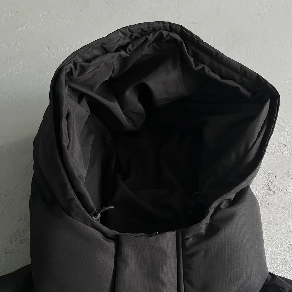 Trapstar Decoded 2025 Hooded Puffer - Blackout Edition