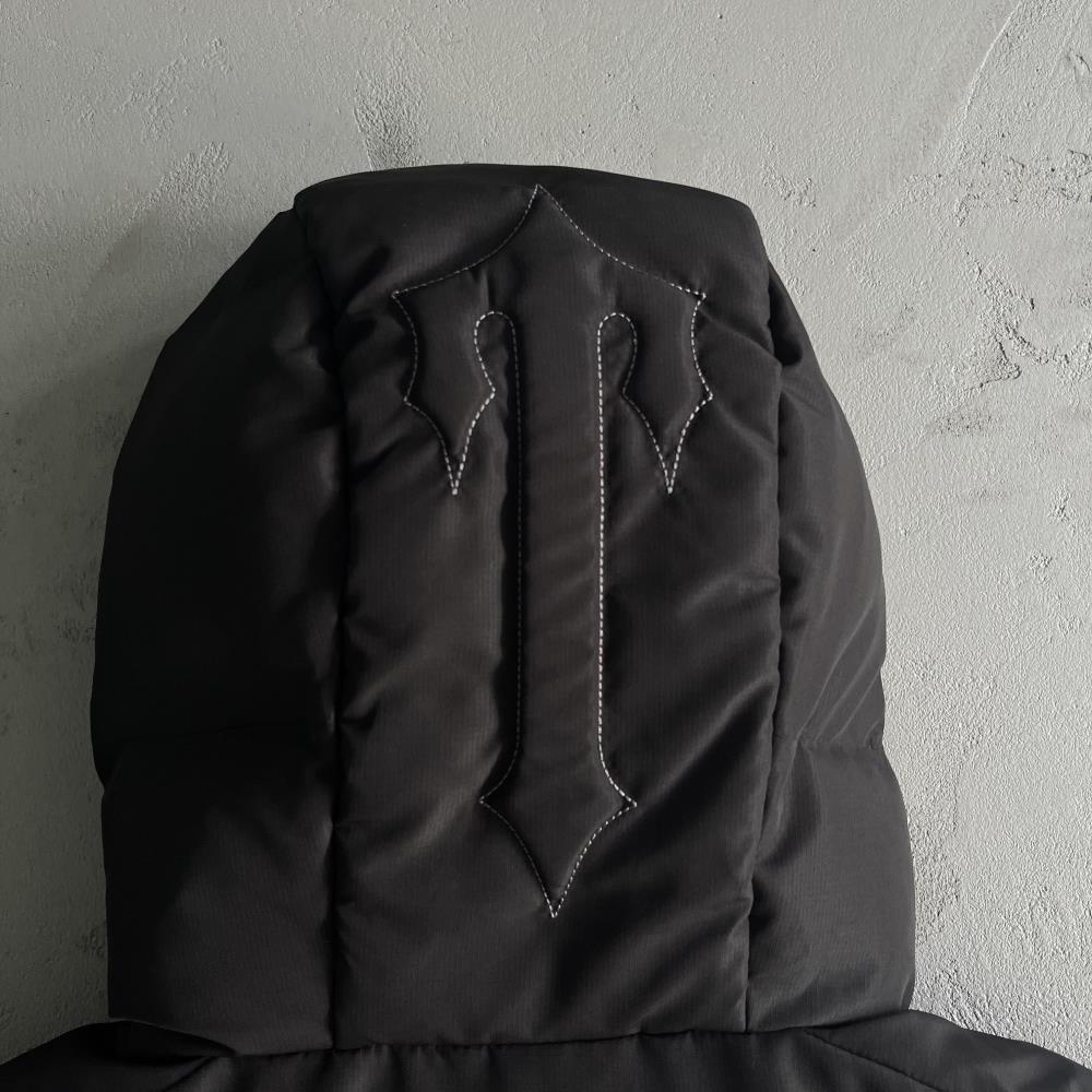 Trapstar Decoded 2025 Hooded Puffer - Blackout Edition