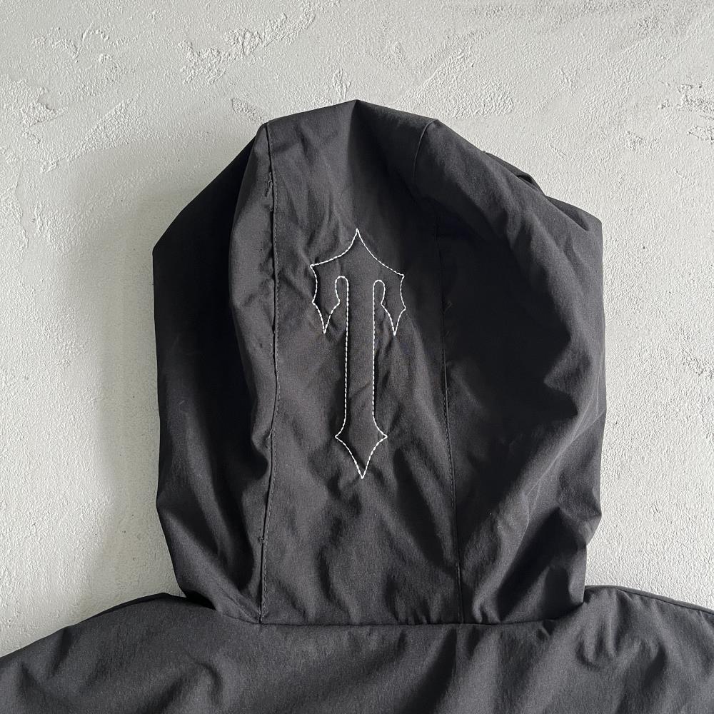 Trapstar Decoded Windbreaker - Black