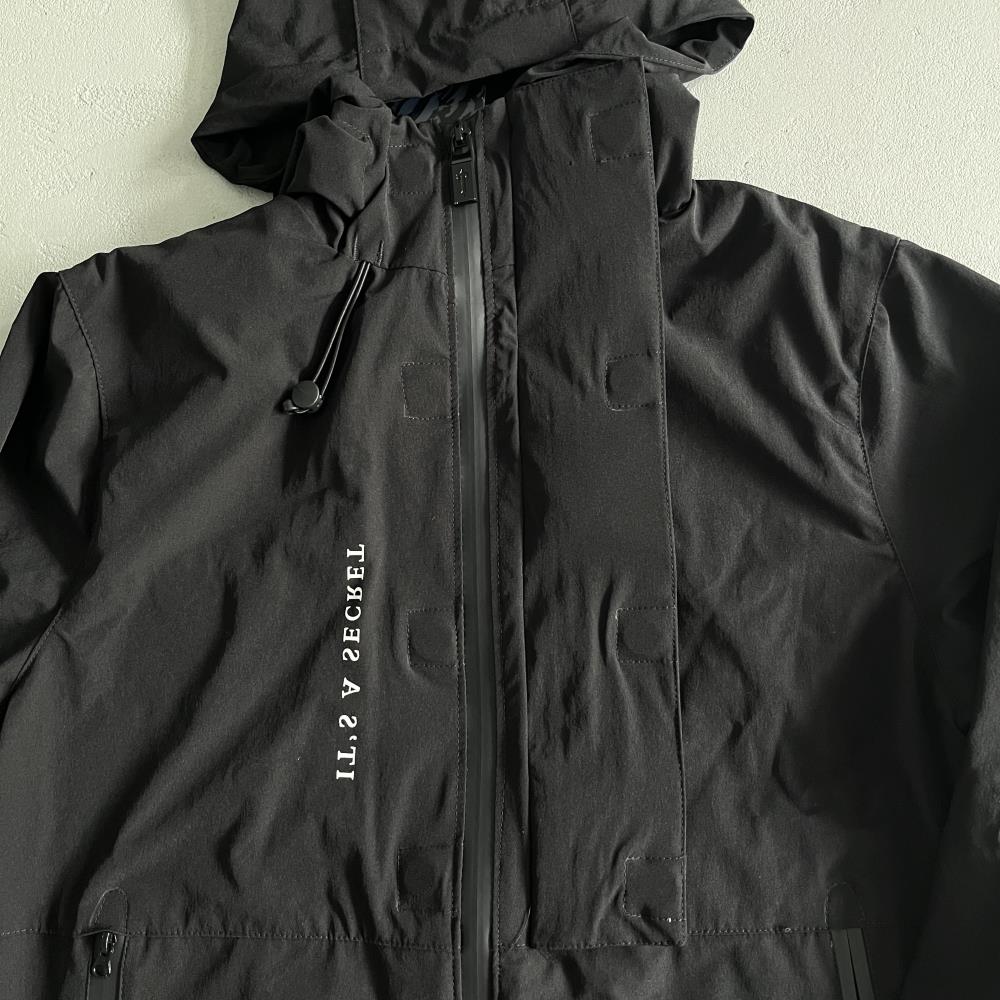 Trapstar Decoded Windbreaker - Black