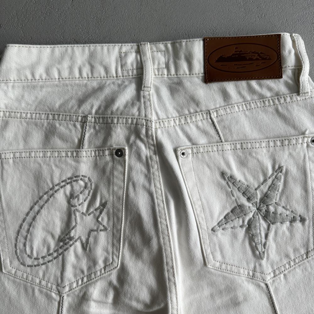 CORTEIZ Denim Shorts - White