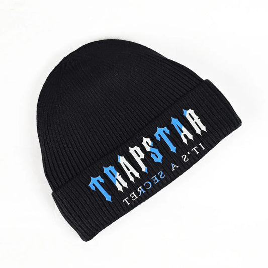 Trapstar Beanie - Black/Blue