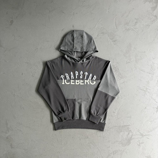 Trapstar x Iceberg Deconstructed Hoodie - Grey