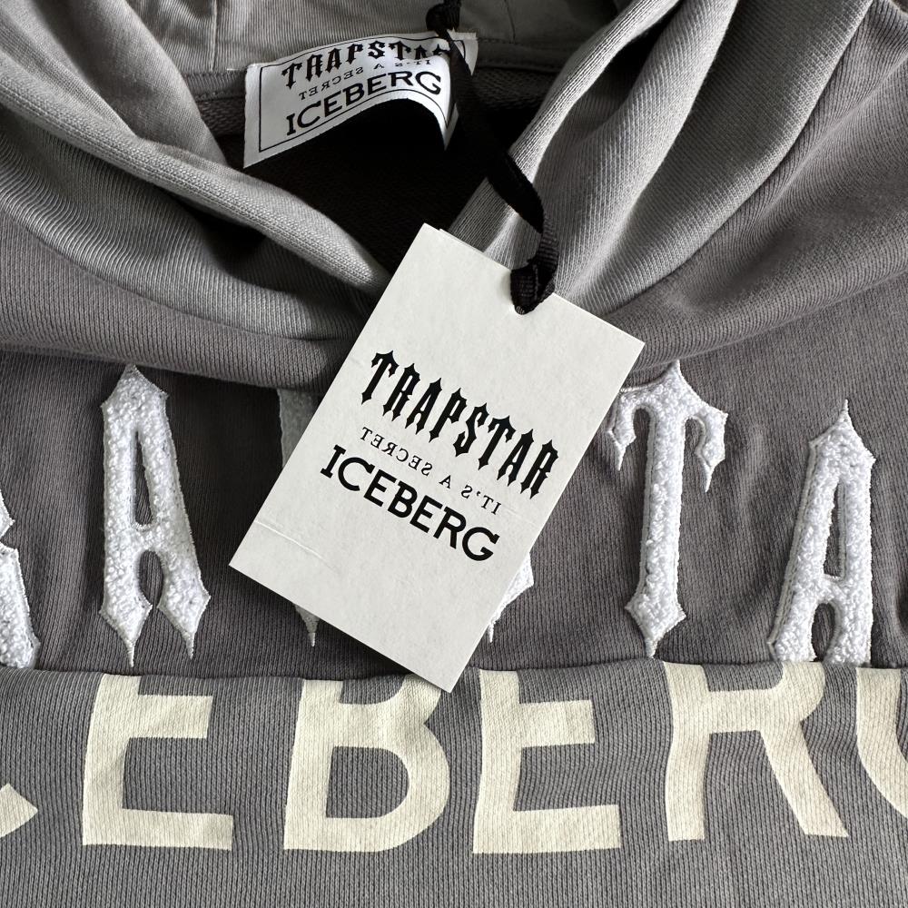 Trapstar x Iceberg Deconstructed Hoodie - Grey