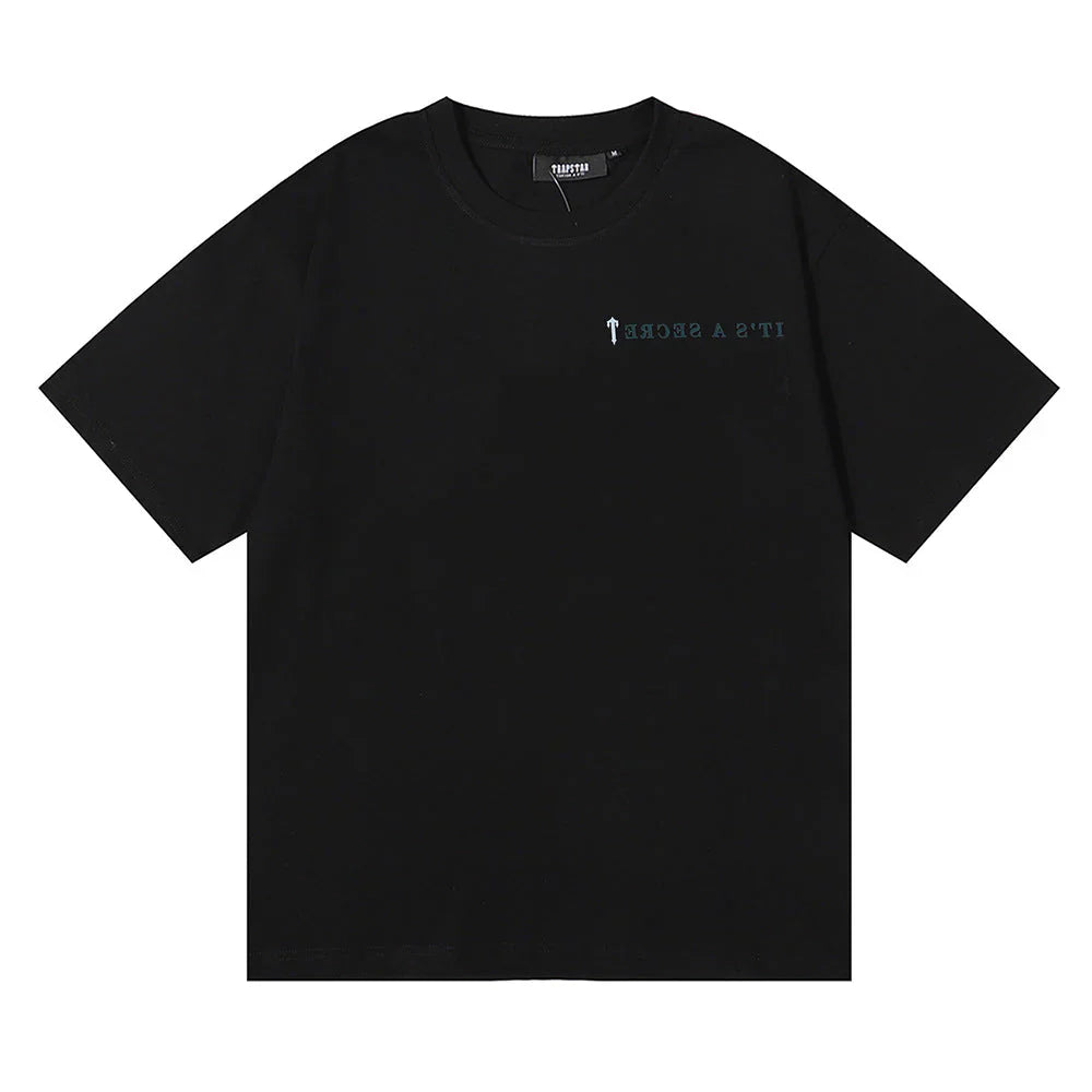 Trapstar Green Logo T-Shirt - Black/Green