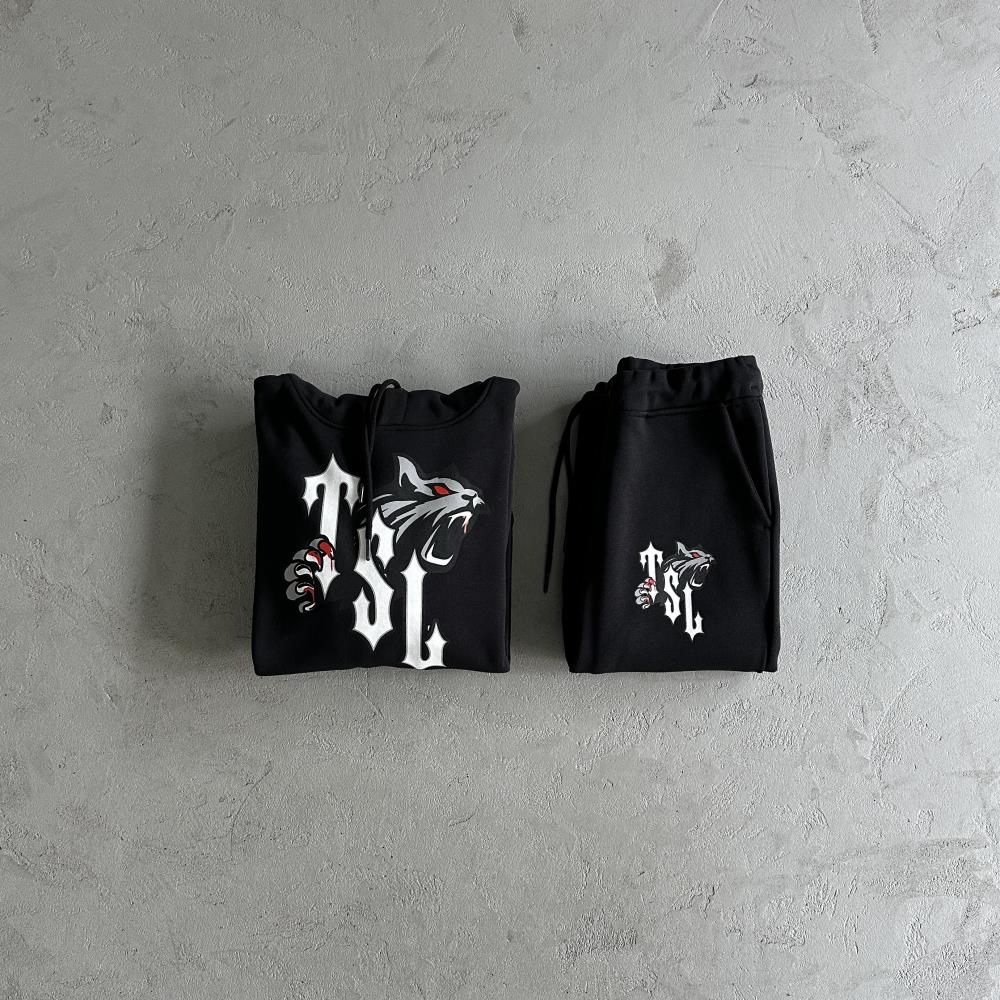 TrapstarL Shooters Bloodshot Tracksuit - Black