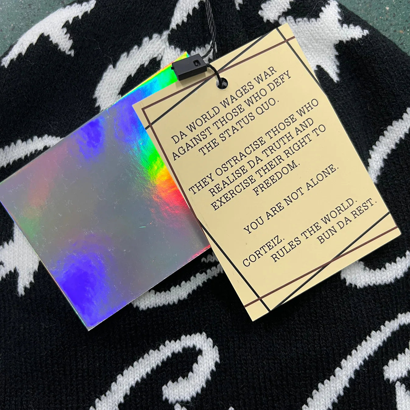 CORTEIZ C-Starz Monogram Beanie - Black