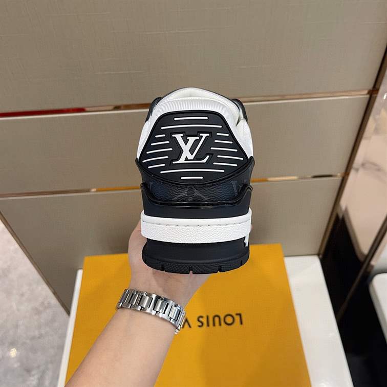 LV Trainer Sneakers - White/Black
