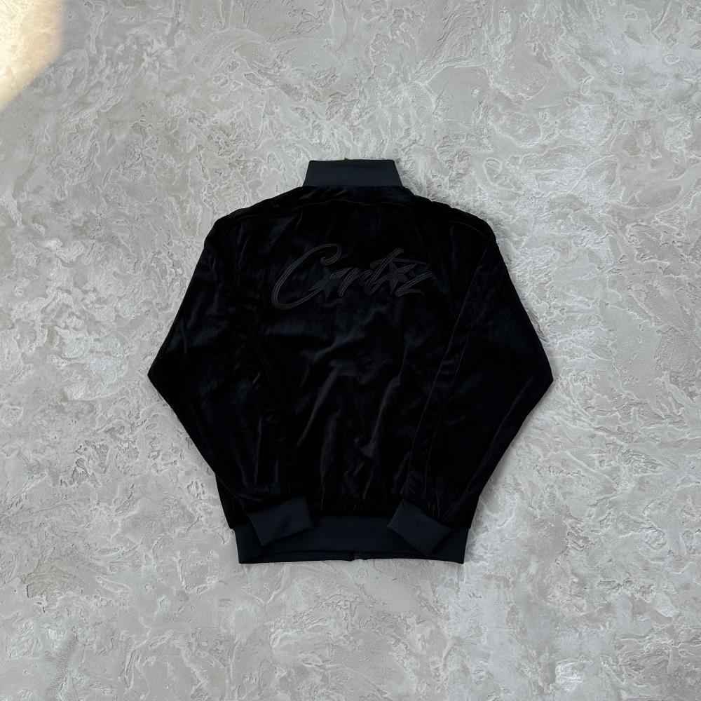 CORTEIZ Velvet Tracksuit - Black/Black