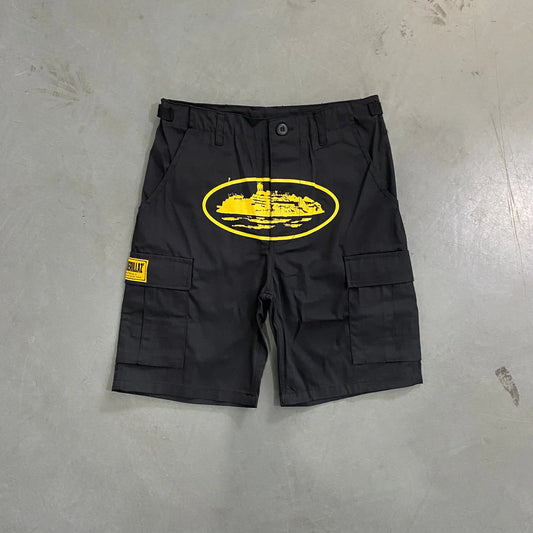 CORTEIZ Mula Guerillaz Shorts - Black/Yellow