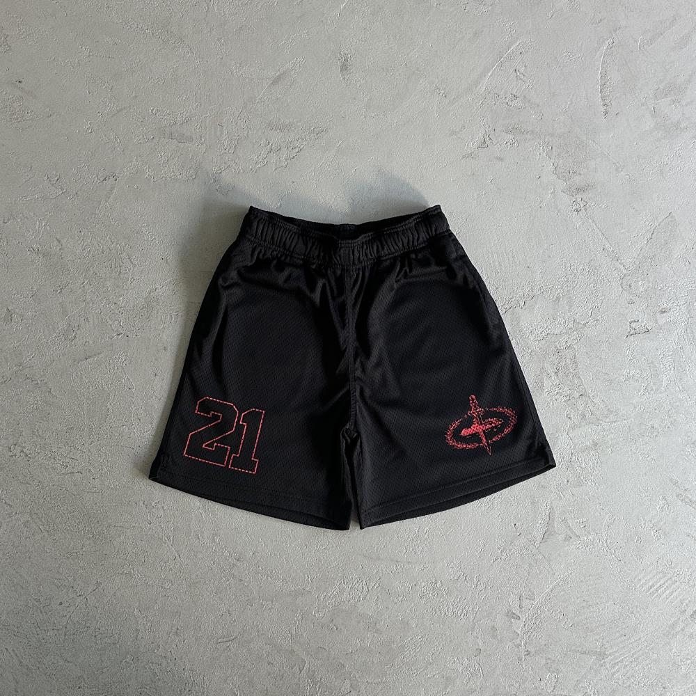CORTEIZ Slaughter Gang T-Shirt & Shorts - Black