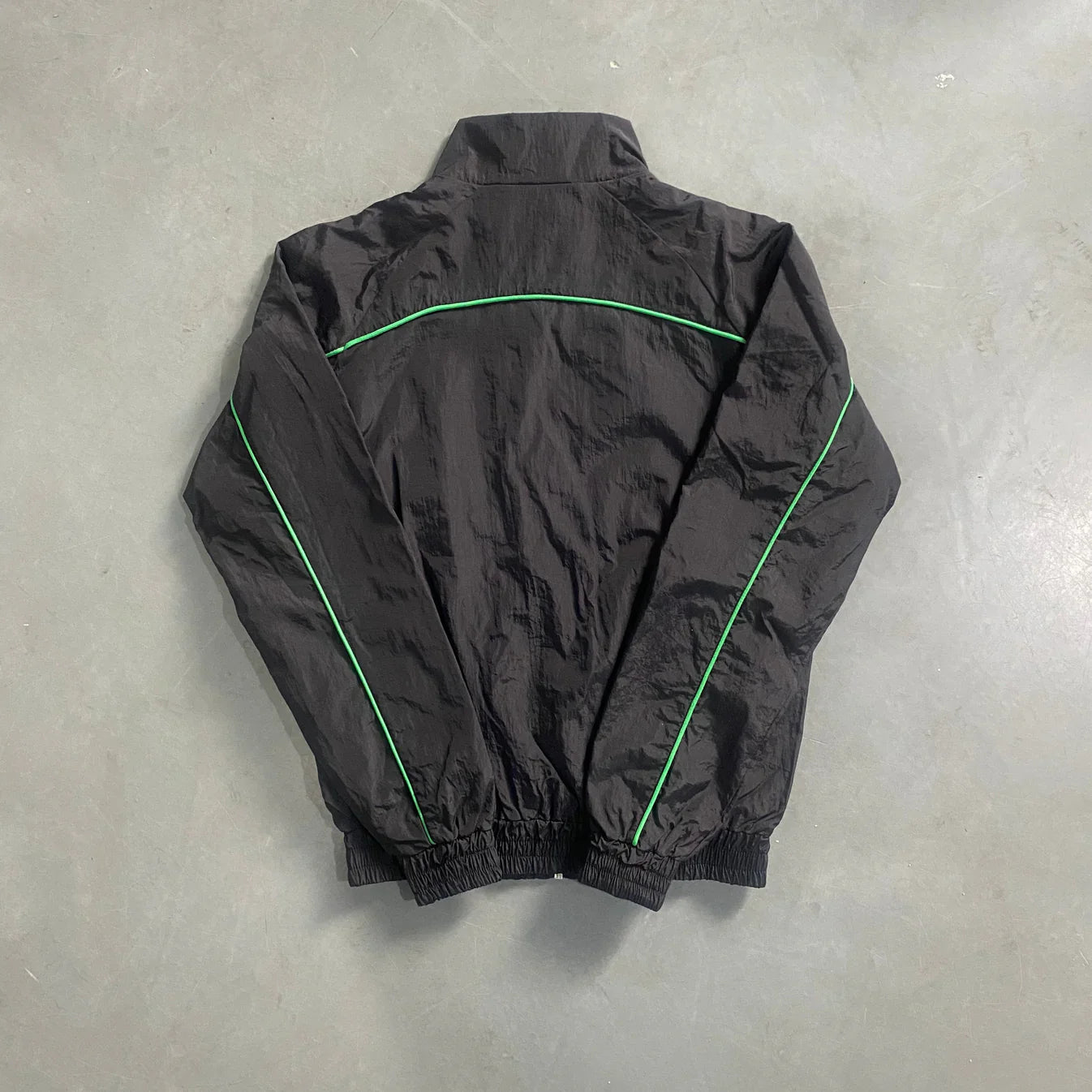 Trapstar Irongate T Shellsuit - Black/Green