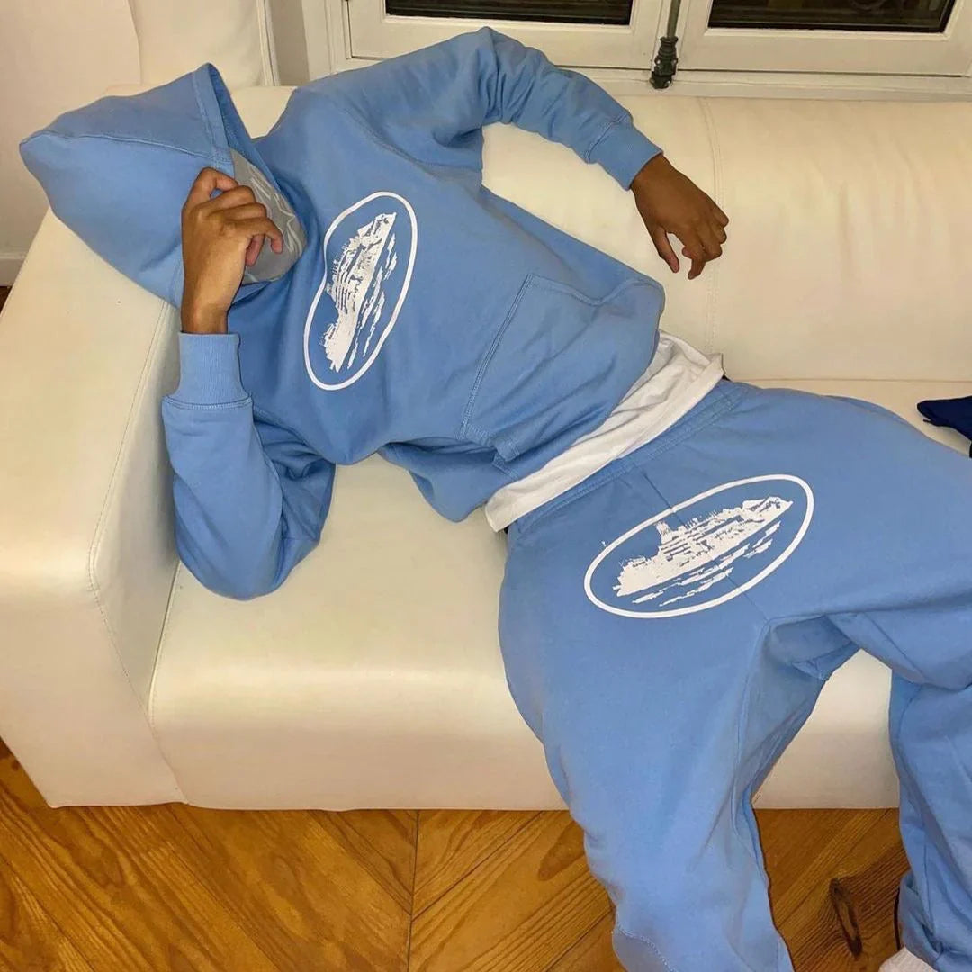 CORTEIZ Alcatraz Tracksuit - Baby Blue