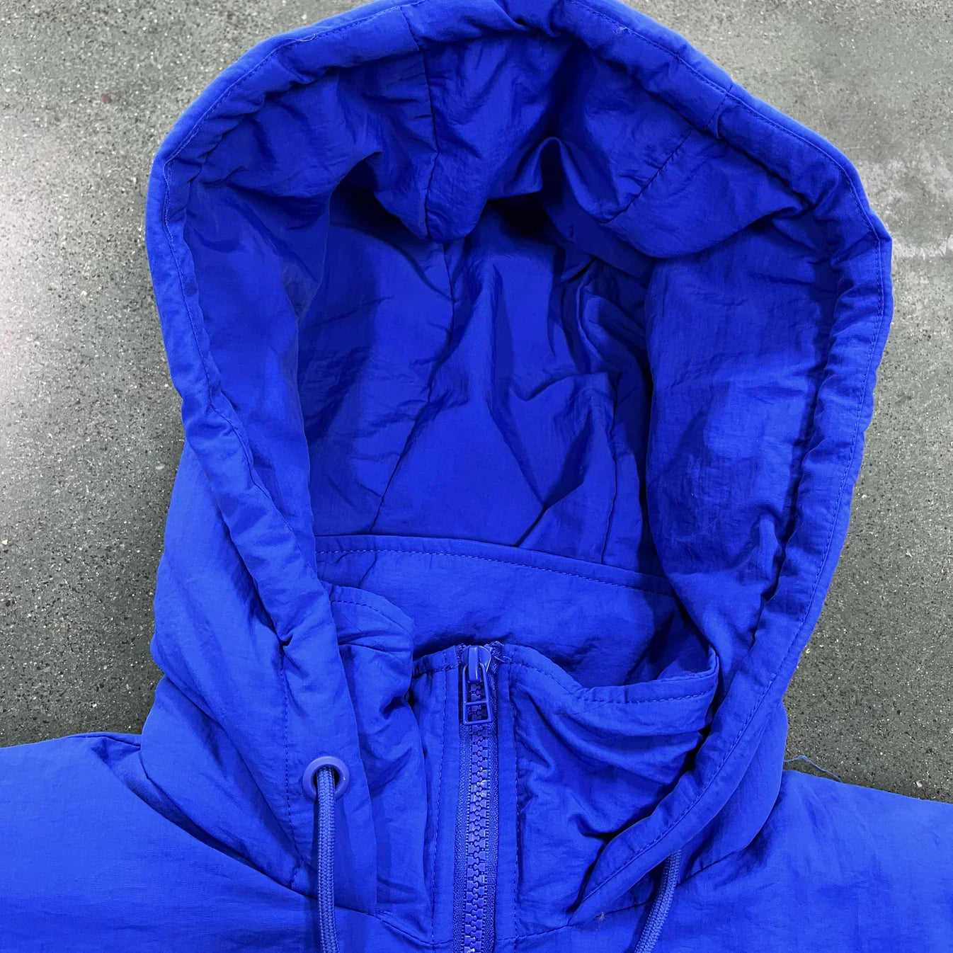 Trapstar 1/4 Zip Pullover Jacket - Blue