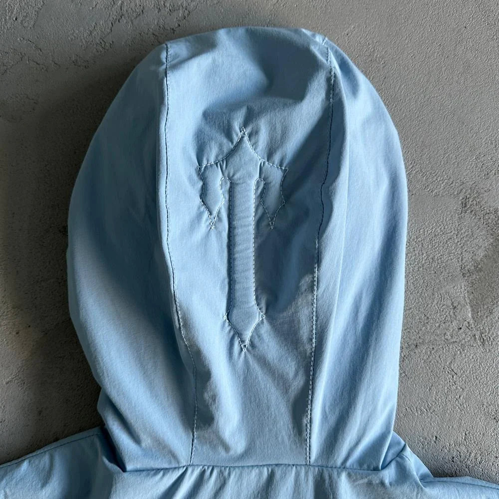 Trapstar Decoded Windbreaker Jacket - Light Blue