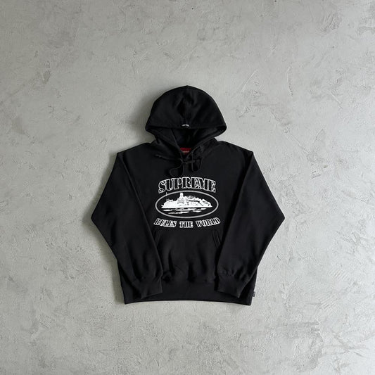 CORTEIZ X Supreme Hoodie - Black