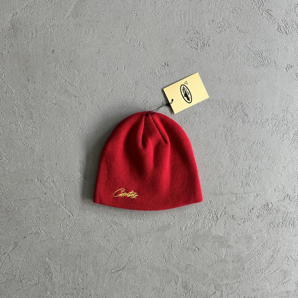 CORTEIZ Side Embroidered Cold Hat - Red