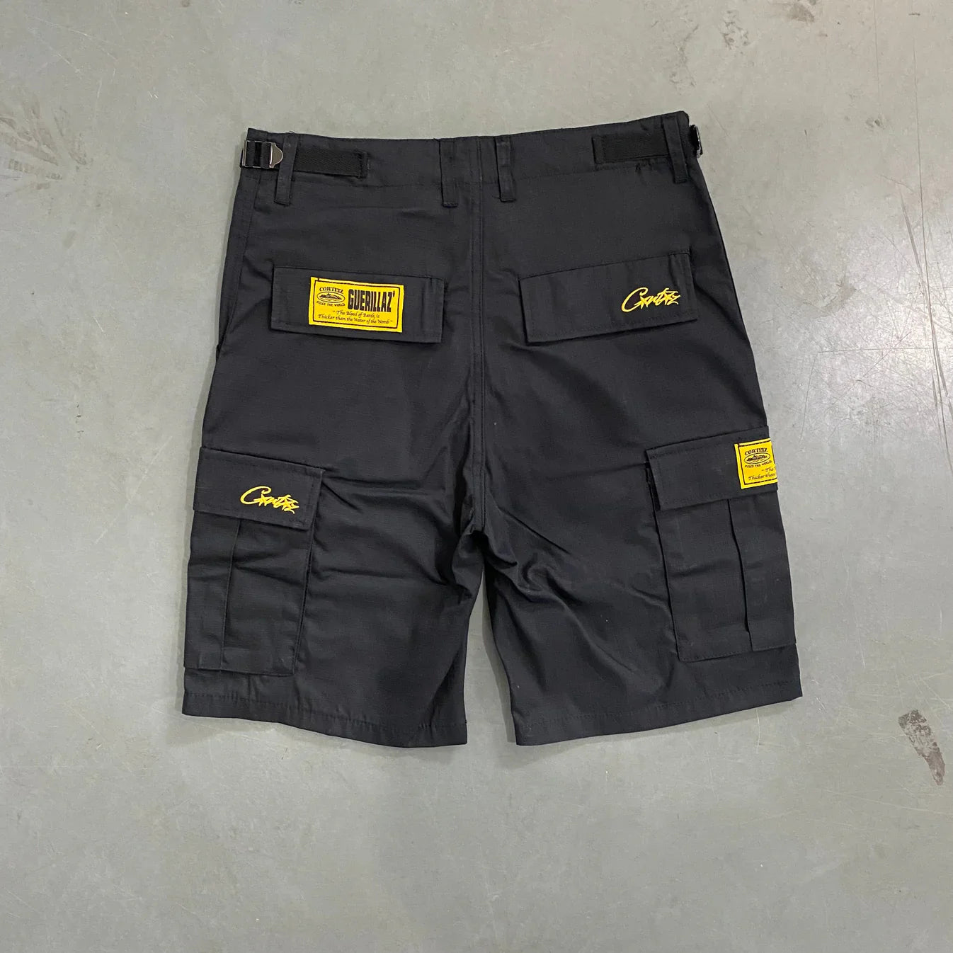 CORTEIZ Mula Guerillaz Shorts - Black/Yellow