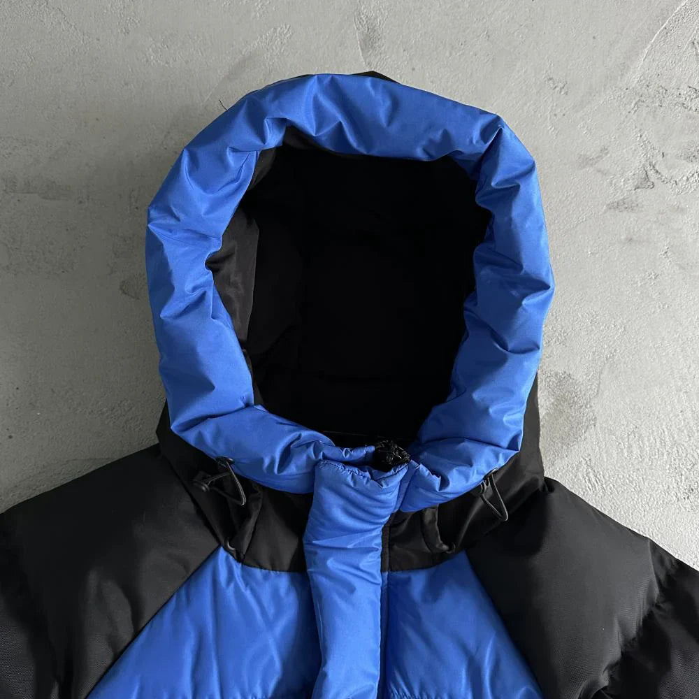 Trapstar Decoded Arch Puffer - Black/Blue