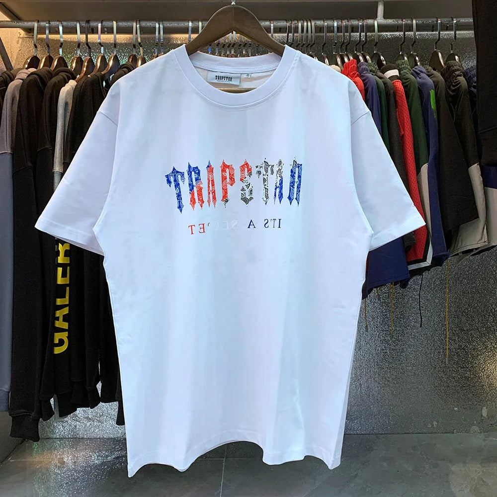 Trapstar Letter Color T-Shirt - Black/White