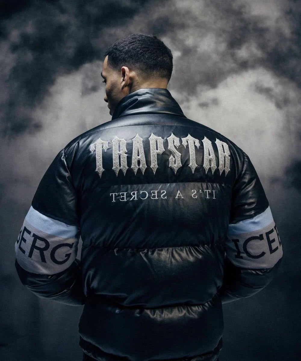 Trapstar x Iceberg Puffer Jacket - Black