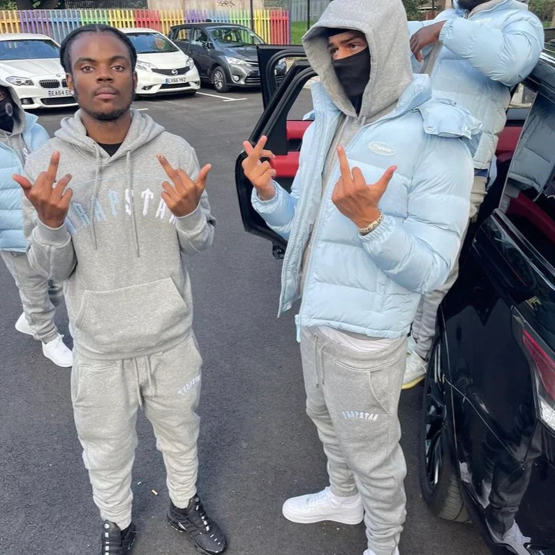 Trapstar Irongate Arch Tracksuit - Grey/White