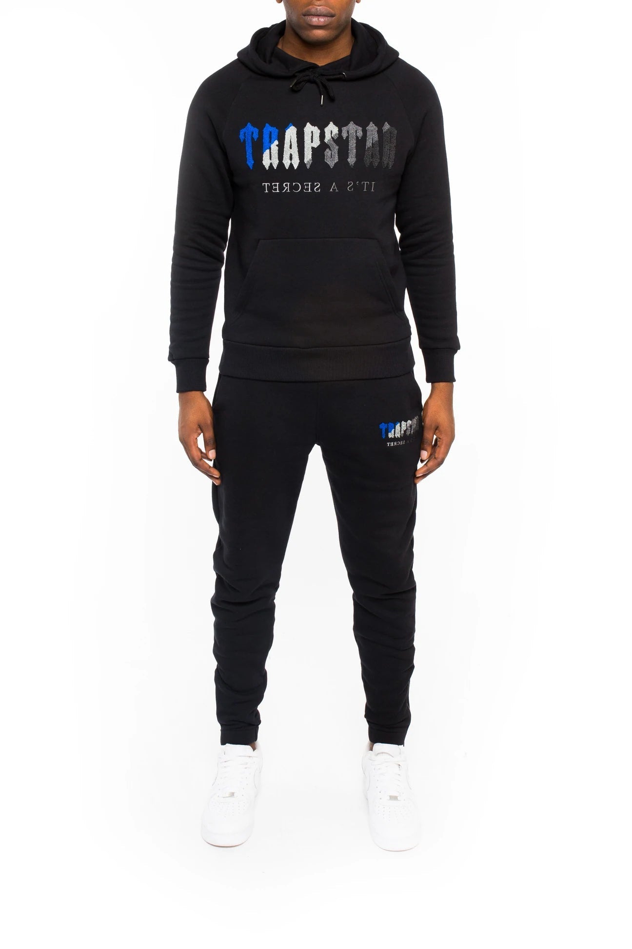 Trapstar Chenille Decoded Tracksuit - Black/Grey
