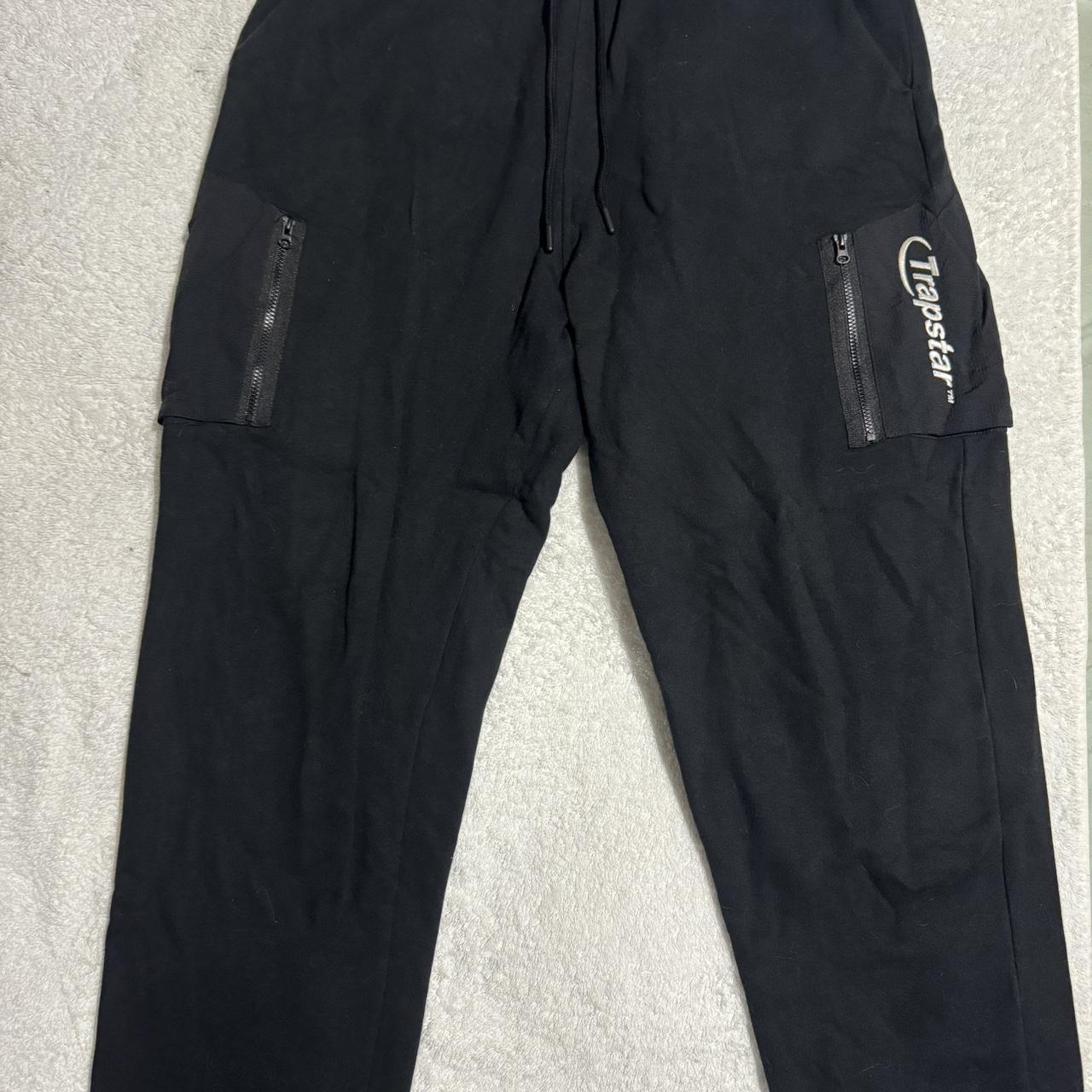 Trapstar Hyperdrive Pocket Tracksuit - Black/Grey
