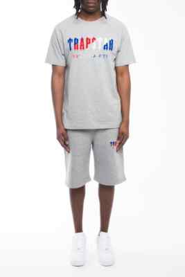 Trapstar Revolution Chenille Decoded Short Set - Black/White