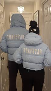 Trapstar Decoded 2.0 Puffer Jacket - Light Blue