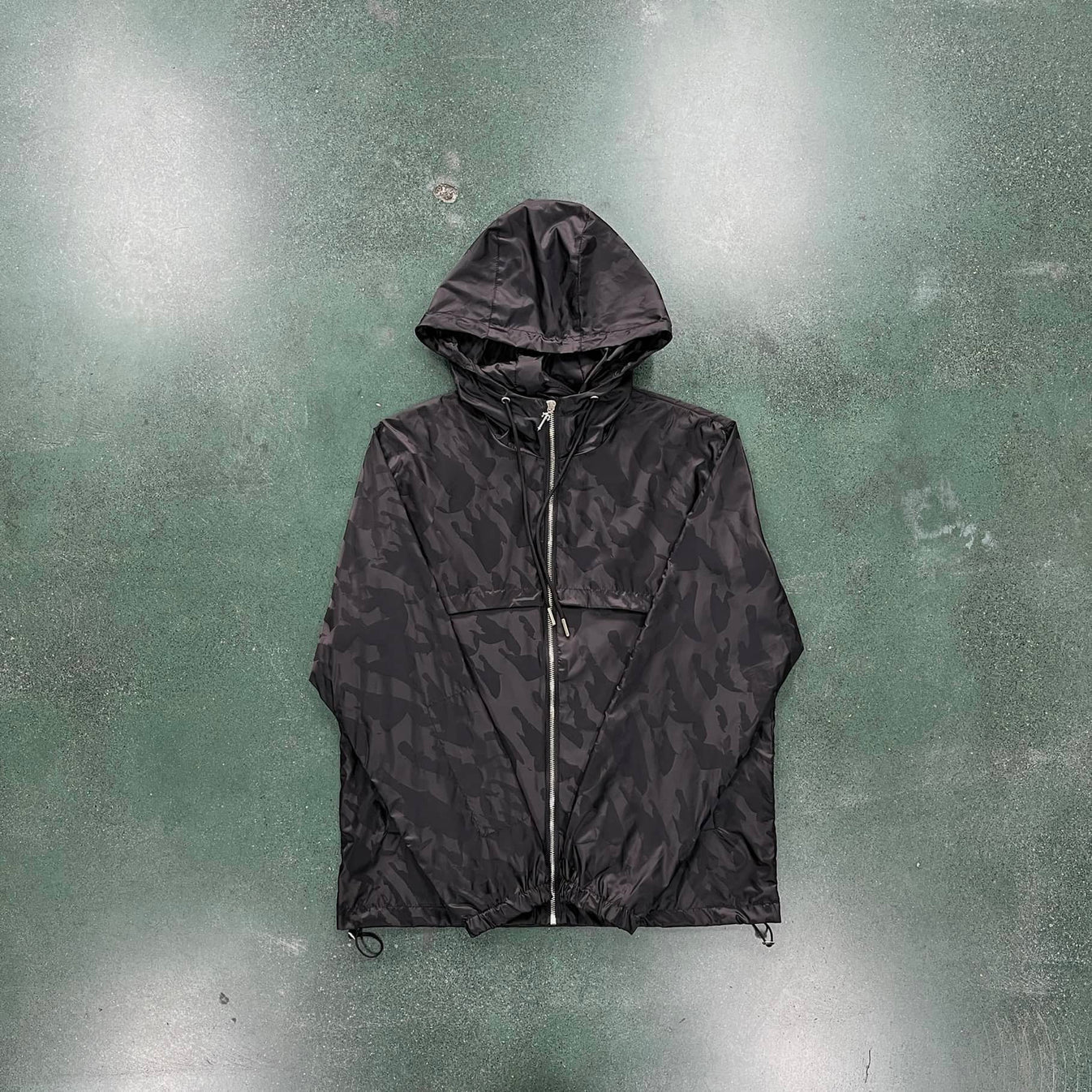 Trapstar Irongate T Jacquard Windbreaker - Black/Blue