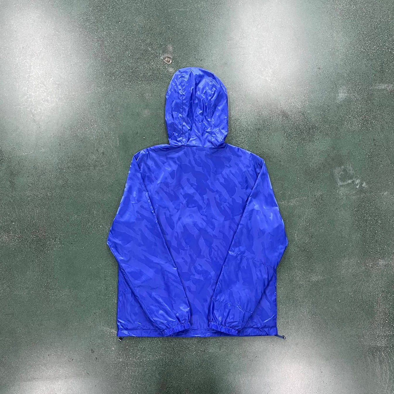 Trapstar Irongate T Jacquard Windbreaker - Black/Blue