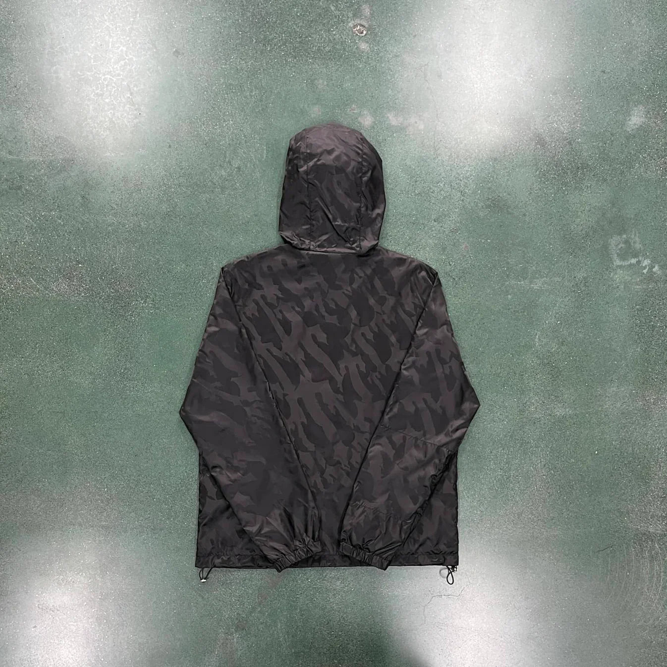 Trapstar Irongate T Jacquard Windbreaker - Black/Blue