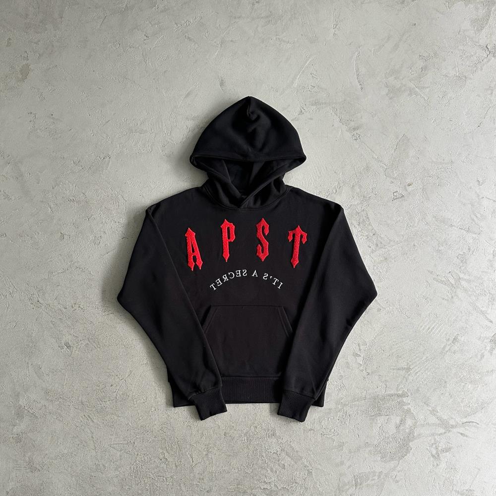 Trapstar Irongate Arch Chenille - Black/Red