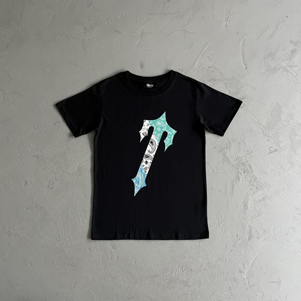Trapstar Irongate Palsley T-Shirt - Black