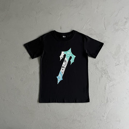 Trapstar Irongate Palsley T-Shirt - Black