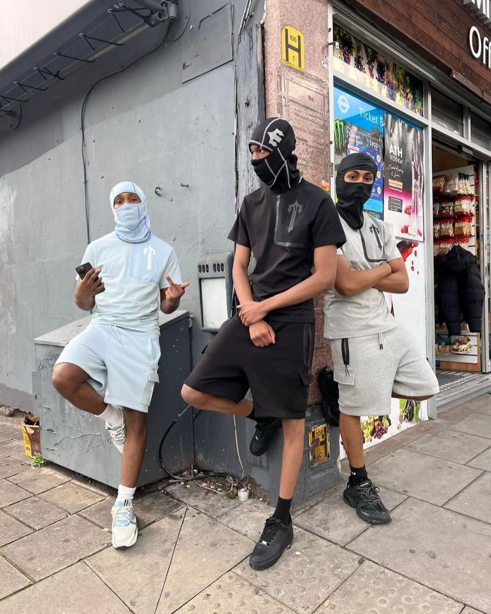 Trapstar Irongate T Balaclava - Black/Grey
