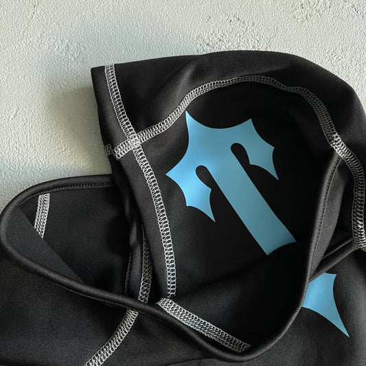 Trapstar Irongate T  Balaclava - Black/Blue
