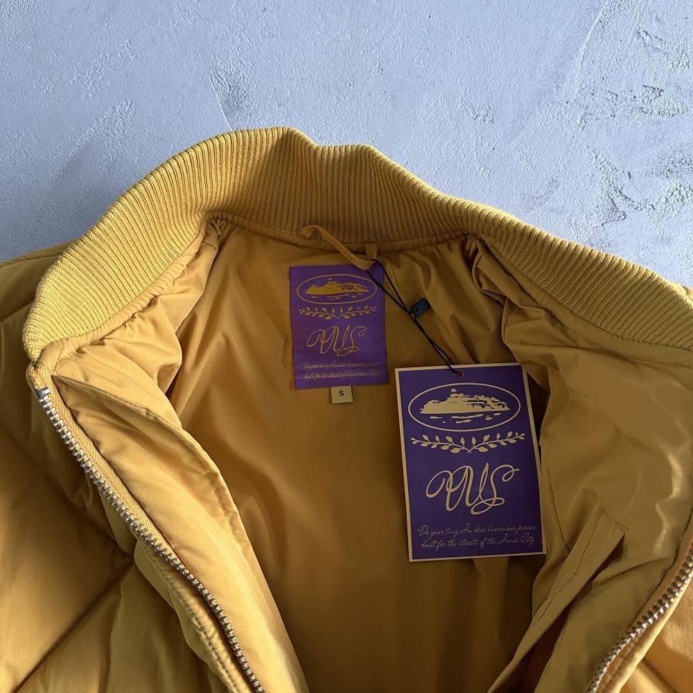 CORTEIZ Olde English Bomber Jacket - Yellow