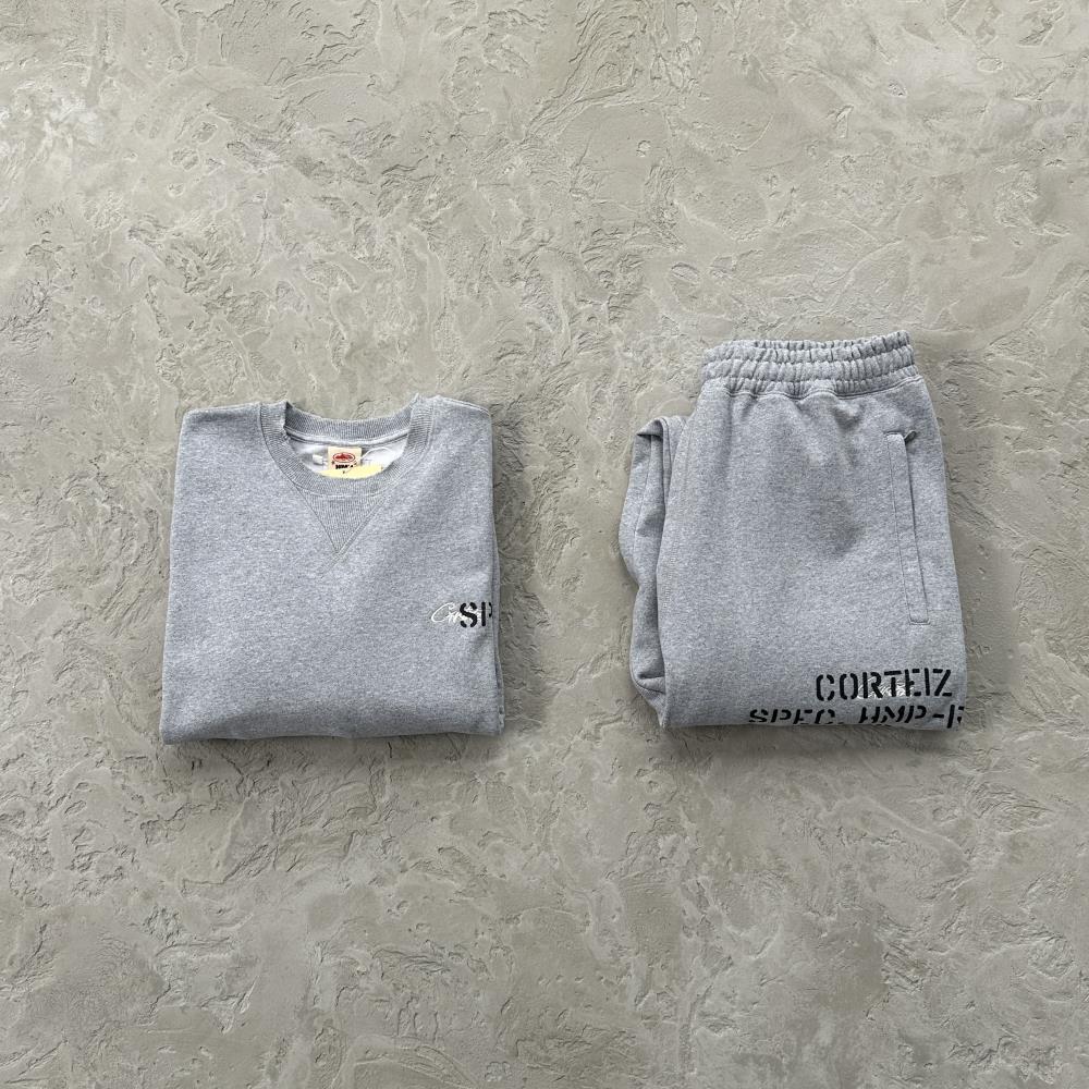 CORTEIZ Hmp Stencil Crewneck Set - Grey