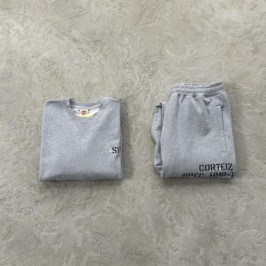 CORTEIZ Hmp Stencil Crewneck Set - Grey
