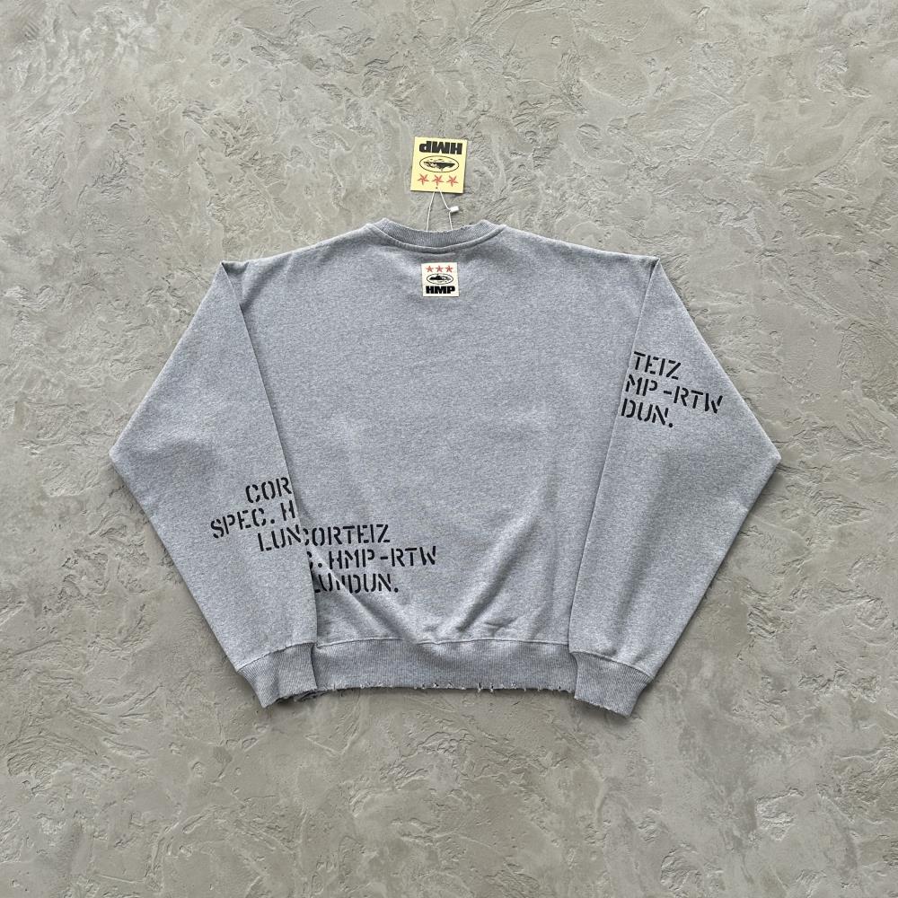 CORTEIZ Hmp Stencil Crewneck Set - Grey