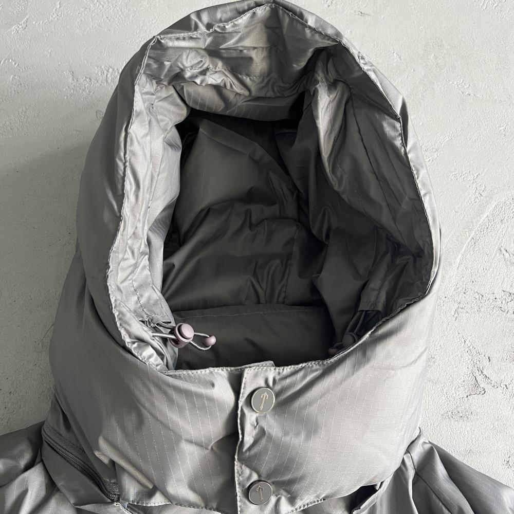Trapstar Shooters Detachable Hooded Puffer - Grey
