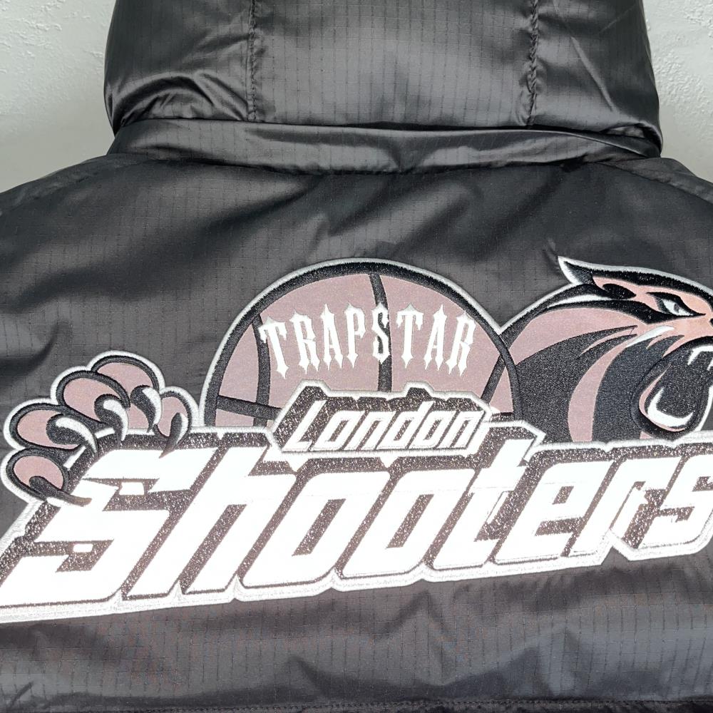 Trapstar Shooters Hooded Puffer -Black/Reflective