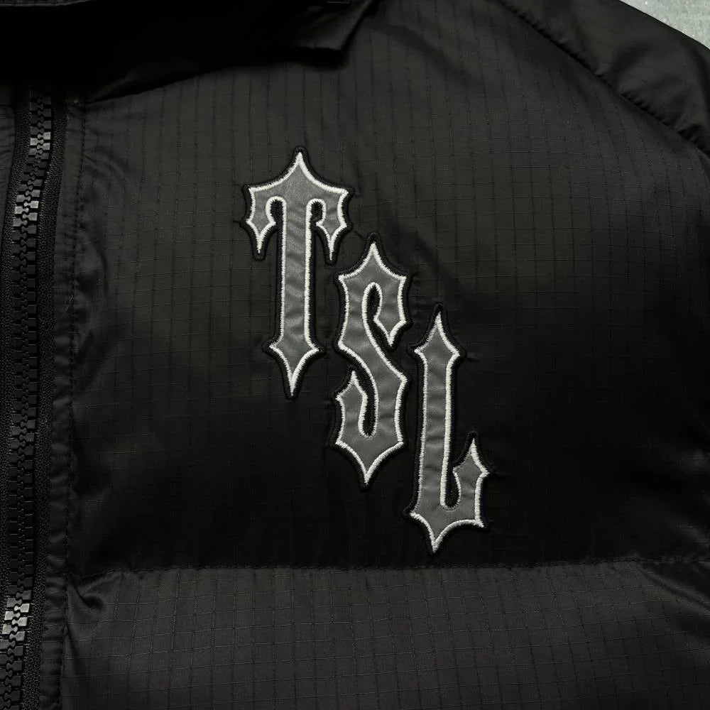 Trapstar Shooters Hooded Puffer -Black/Reflective